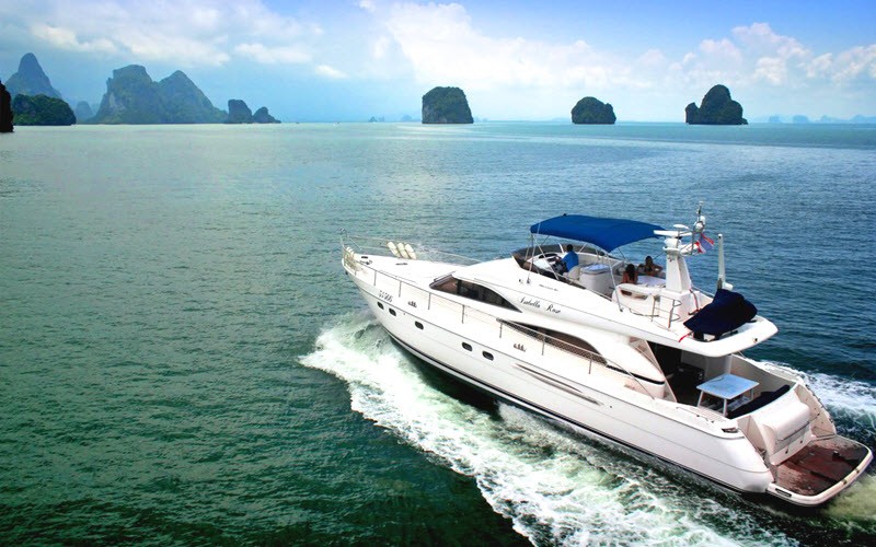 Croisière de luxe en Thaïlande sur la mer d'Andaman