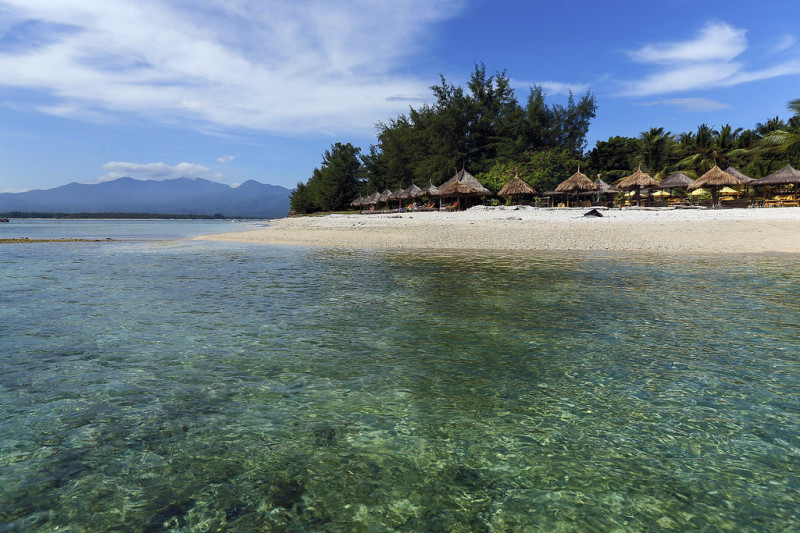 Les plages de rêve des îles Gili, au large de Lombok en Indonésie