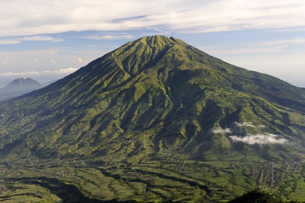 Le volcan Mérapi, Java Est