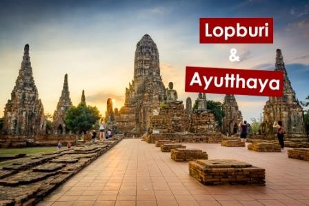 Lopburi et Ayutthaya, visite des ruines de temples - Thaïlande