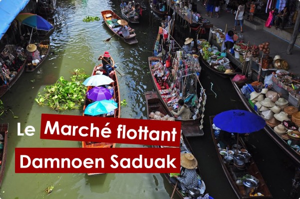 Marché flottant de Damnoen Saduak - Thaïlande