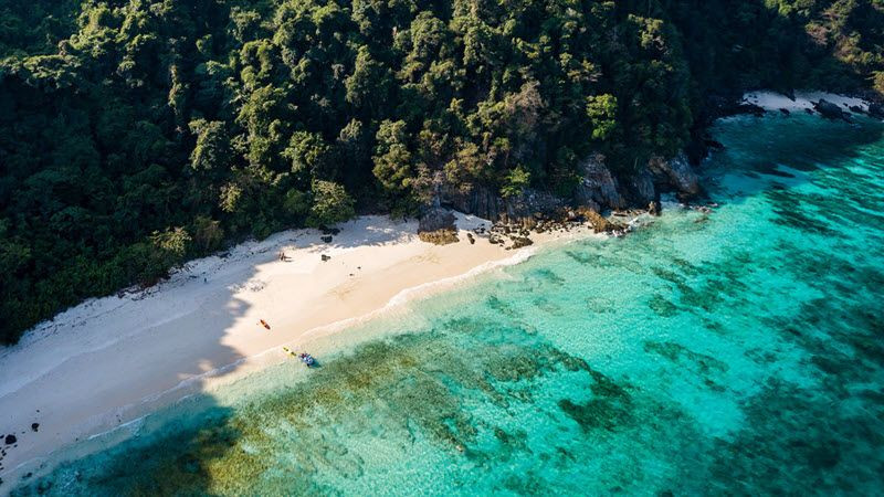 Les plages des îles Mergui au sud de la Birmanie