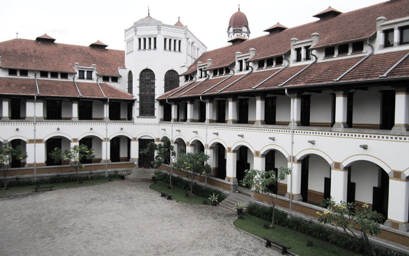 Lawang Sewu sur l’île de Java, Indonésie