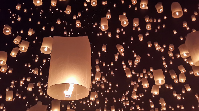 Où fêter Loy Krathong en 2020, la fête des Lanternes en Thaïlande 