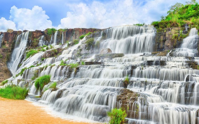 La cascade de Pongour au Vietnam 