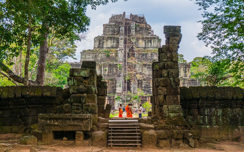 Koh Ker et le temple original Prasat Thom