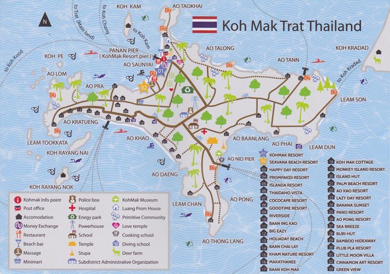 carte de Koh Mak