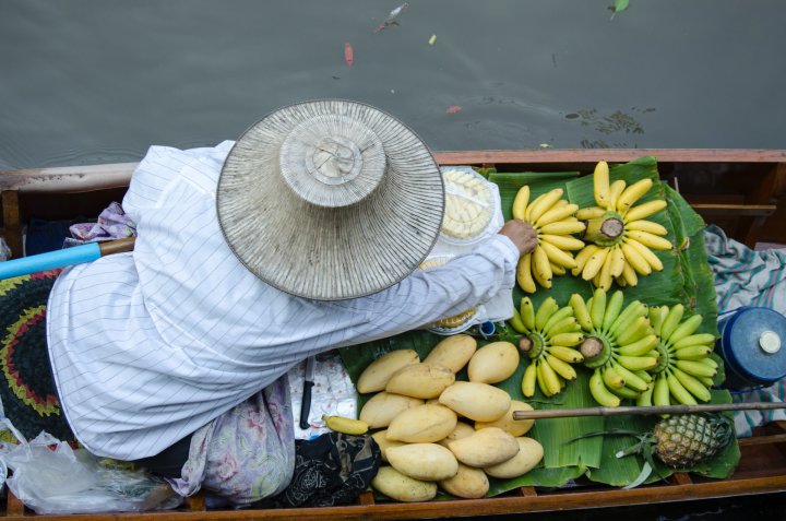 Le marché flottant d'Amphawa