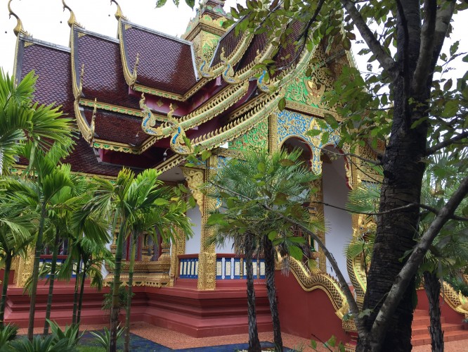 Temple au detour de notre balade à vélo  Chiang Mai