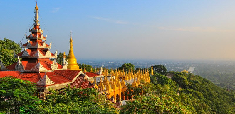 Jour 1 : Mandalay et sa colline