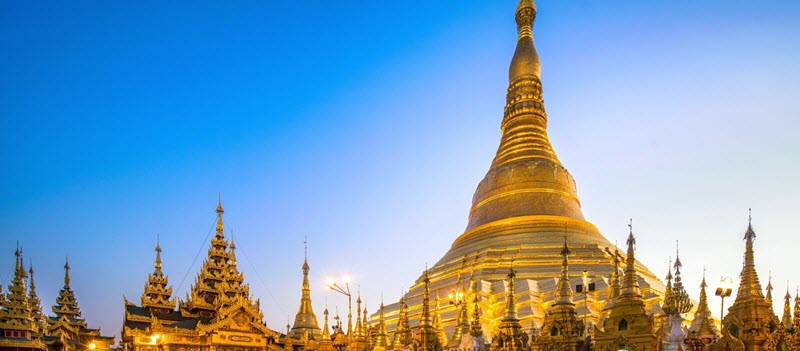 Jour 11 : Découverte de Yangon et de la pagode Shwedagon